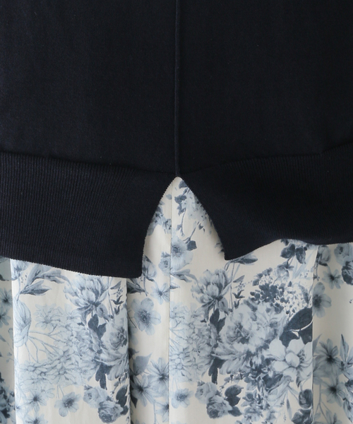 La TOTALITE（ラトータリテ）の「ボートネックバックスリットプルオーバー（ニット/セーター・レディース・ブルー/ホワイト/ネイビー/ベージュ・FREE）」の16枚目の写真