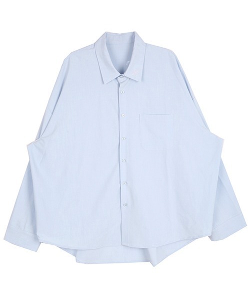 HOLY IN CODE（ホーリーインコード）の「[3rdSpring × HOLY IN CODE] オリジナルロゴ刺繍ワンポイントシンプルシャツ（シャツ/ブラウス・メンズ・ブラック/スカイブルー/ホワイト・FREE）」の16枚目の写真