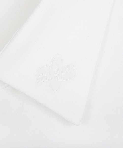 HOLY IN CODE（ホーリーインコード）の「[3rdSpring × HOLY IN CODE] オリジナルロゴ刺繍ワンポイントシンプルシャツ（シャツ/ブラウス・メンズ・ブラック/スカイブルー/ホワイト・FREE）」の18枚目の写真