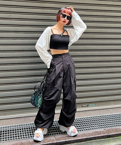 PAGEBOY（ページボーイ）の「ユルカットショートボレロ（カーディガン/ボレロ・レディース・オフホワイト/グレー/オレンジ系その他/ブラック・FREE）」の13枚目の写真