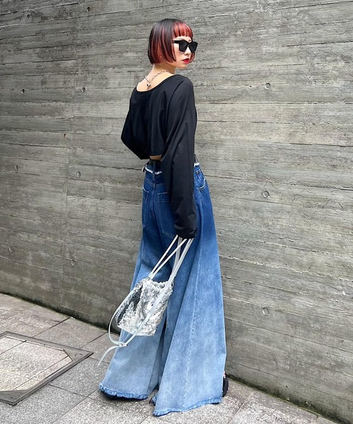 PAGEBOY（ページボーイ）の「ユルカットショートボレロ（カーディガン/ボレロ・レディース・オフホワイト/グレー/オレンジ系その他/ブラック・FREE）」の21枚目の写真