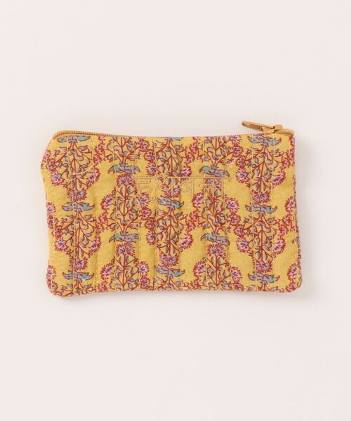 チャイハネ（チャイハネ）の「【チャイハネ】エンブロイミニポーチ（ポーチ・レディース・グレー/ピンク/ブラウン/ベージュ/イエロー/グリーン・FREE）」の6枚目の写真