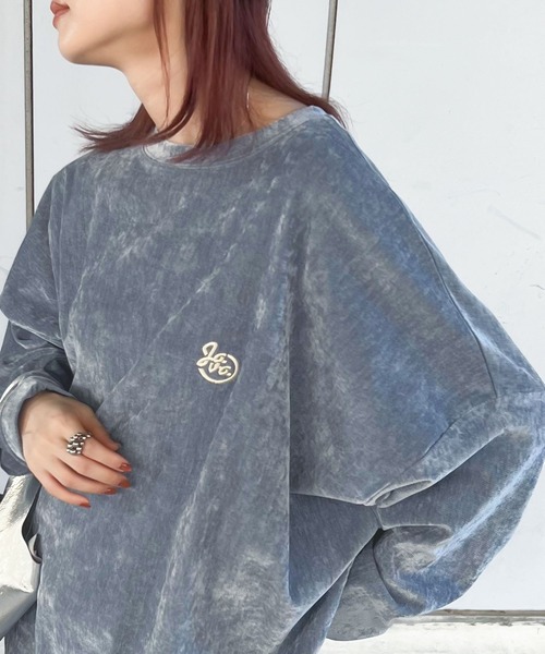 Java(ジャバ)の「《Javaジャバコラボ》シーズンライクな表情を叶える。JAVA刺繍ヴィンテージベロアプルオーバー(スウェット・レディース・ブルー/ベージュ/ブラック・LARGE/MEDIUM/SMALL/X-LARGE)」の15枚目の写真