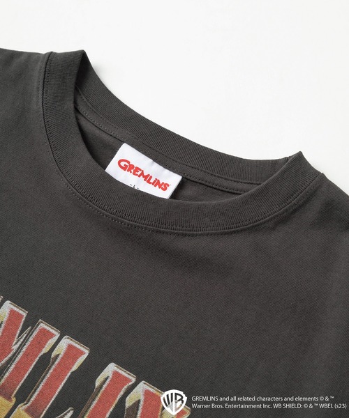 make a ray!（メイク ア レイ！）の「【GREMLINS/グレムリン】ヴィンテージライク ポスターテイスト ギズモプリント 半袖Tシャツ（Tシャツ/カットソー・レディース・チャコールグレー/グリーン/ホワイト・M/XL/L）」の6枚目の写真