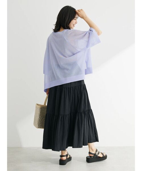 ELENCARE DUE(エレンカーレデュエ)の「・ELENCARE DUE ナイロンティアードスカート(スカート・レディース・グリーン/ブラック・FREE)」の13枚目の写真