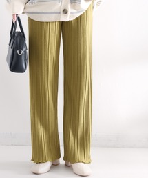 classicalelf | 大人の楽ちんパンツ。表起毛プリーツパンツ(その他パンツ)