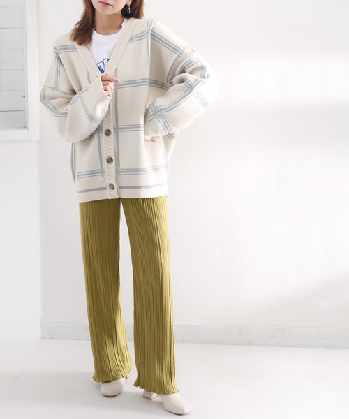 classicalelf（クラシカルエルフ）の「大人の楽ちんパンツ。表起毛プリーツパンツ（その他パンツ・レディース・グリーン系その他/ブラック/グレイッシュベージュ・LARGE/MEDIUM/SMALL/X-LARGE）」の13枚目の写真