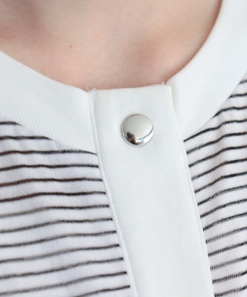 fredy emue（フレディエミュ）の「シアーボーダーカーディガン（カーディガン/ボレロ・レディース・ブラック系その他/ホワイト系その他・38）」の17枚目の写真