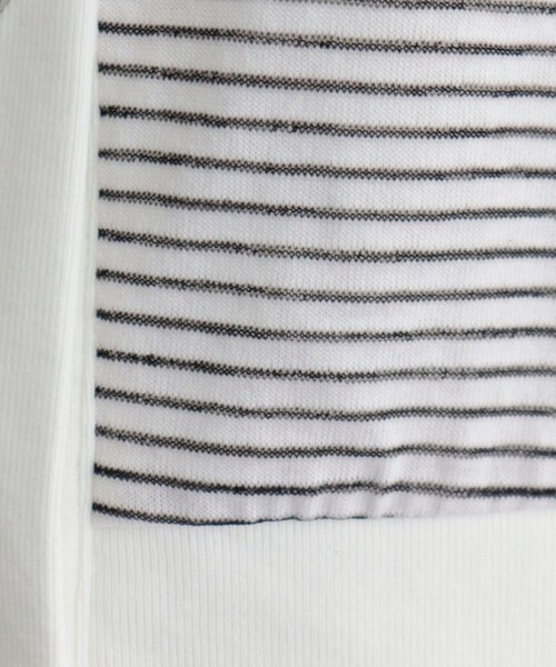 fredy emue（フレディエミュ）の「シアーボーダーカーディガン（カーディガン/ボレロ・レディース・ブラック系その他/ホワイト系その他・38）」の18枚目の写真