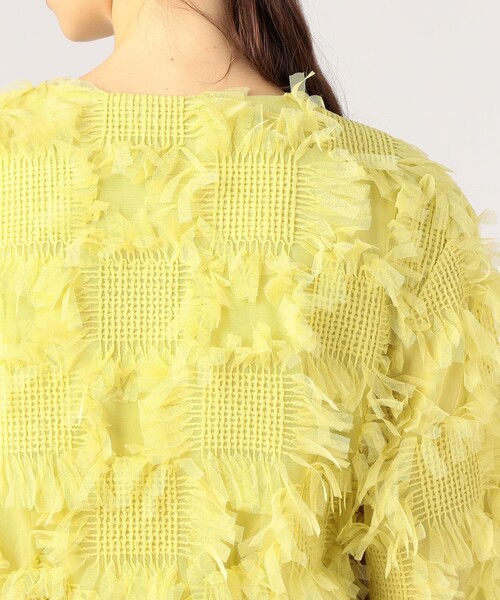 セール】BAUM UND PFERDGARTEN フリンジジャケット（ノーカラー