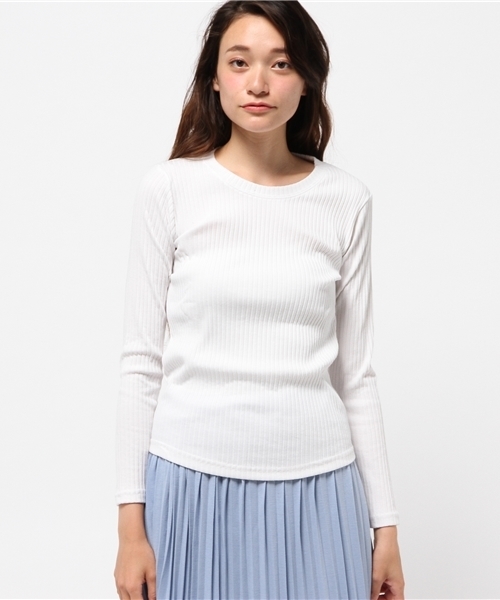 OUTLET(アウトレット)の「【Kastane】リブプルオーバー(Tシャツ/カットソー・レディース・ホワイト・FREE)」の2枚目の写真