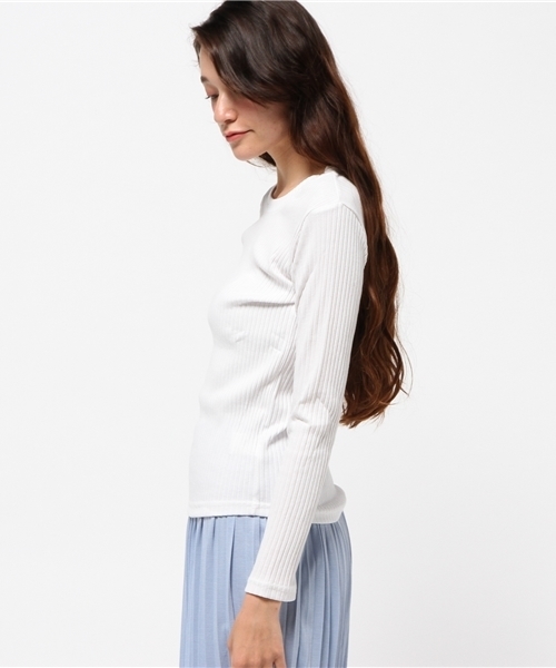 OUTLET(アウトレット)の「【Kastane】リブプルオーバー(Tシャツ/カットソー・レディース・ホワイト・FREE)」の3枚目の写真