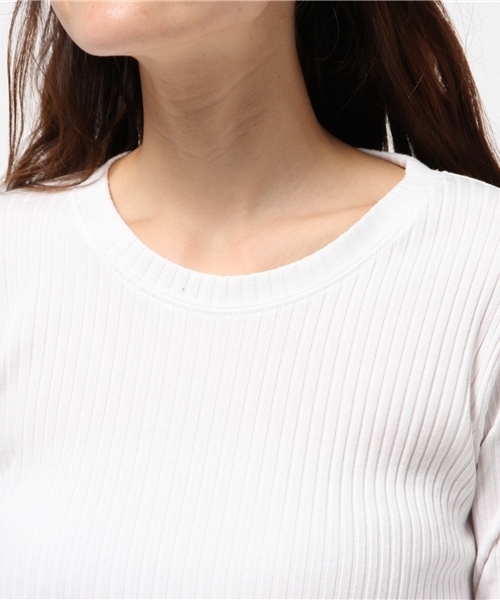 OUTLET(アウトレット)の「【Kastane】リブプルオーバー(Tシャツ/カットソー・レディース・ホワイト・FREE)」の5枚目の写真