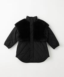 green label relaxing | フェイクファー レイヤード ナカワタ ブルゾン 100cm-130cm(ブルゾン)