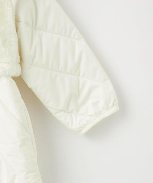 green label relaxing(グリーンレーベルリラクシング)の「フェイクファー レイヤード ナカワタ ブルゾン 100cm-130cm(ブルゾン・キッズ・ブラック/オフホワイト・XS(100-110cm)/S(120-130cm))」の14枚目の写真