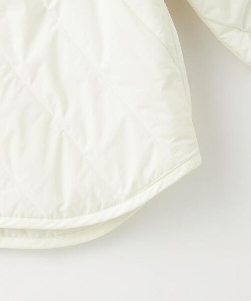 green label relaxing(グリーンレーベルリラクシング)の「フェイクファー レイヤード ナカワタ ブルゾン 100cm-130cm(ブルゾン・キッズ・ブラック/オフホワイト・XS(100-110cm)/S(120-130cm))」の8枚目の写真