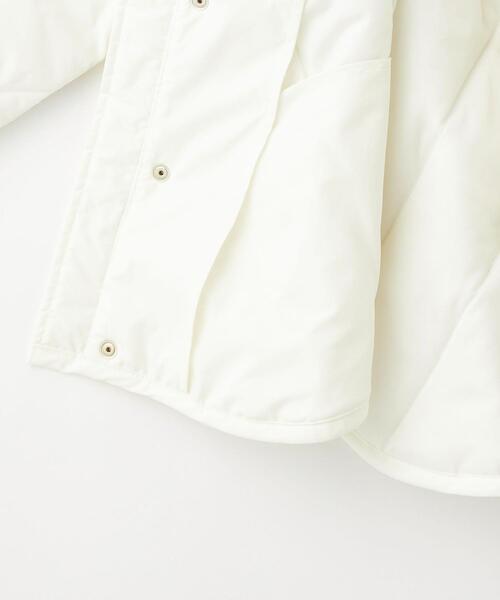 green label relaxing(グリーンレーベルリラクシング)の「フェイクファー レイヤード ナカワタ ブルゾン 100cm-130cm(ブルゾン・キッズ・ブラック/オフホワイト・XS(100-110cm)/S(120-130cm))」の6枚目の写真