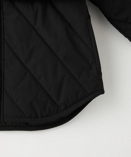 green label relaxing(グリーンレーベルリラクシング)の「フェイクファー レイヤード ナカワタ ブルゾン 100cm-130cm(ブルゾン・キッズ・ブラック/オフホワイト・XS(100-110cm)/S(120-130cm))」の11枚目の写真