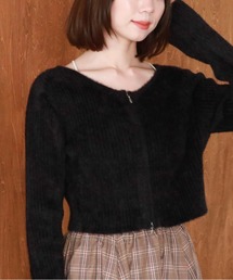 archives | フェザーＷジップリブニット(カーディガン/ボレロ)