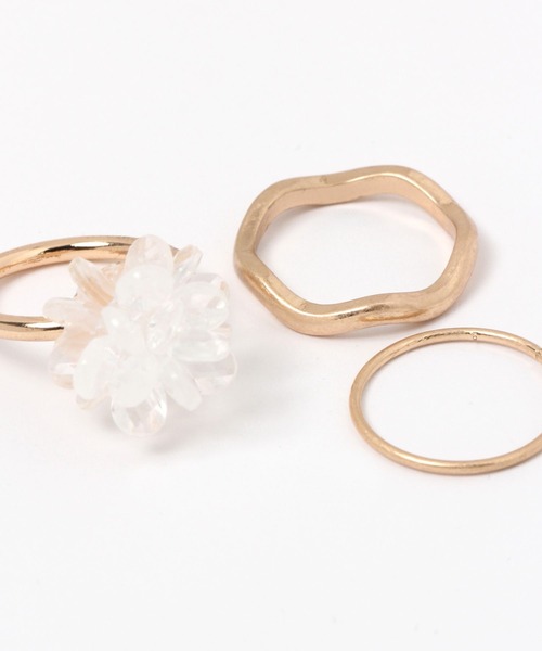 studio CLIP（スタディオクリップ）の「アソートリングセット（リング・レディース・その他1/イエロー・FREE）」の6枚目の写真