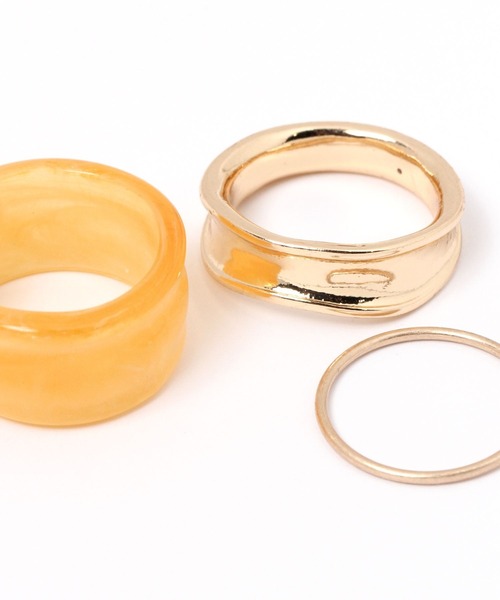 studio CLIP（スタディオクリップ）の「アソートリングセット（リング・レディース・その他1/イエロー・FREE）」の11枚目の写真