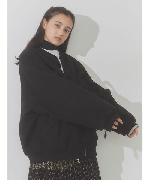 merry jenny(メリージェニー)の「リボンブルゾン(ブルゾン・レディース・ピンク/ブルー/ブラック・FREE)」の16枚目の写真