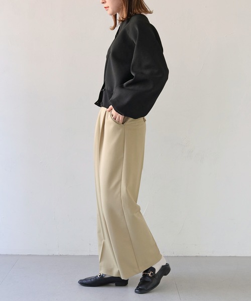 HER CLOSET（ハークローゼット）の「【shemoshelly】WEB限定ダンボールニットラグランカーディガン（カーディガン/ボレロ・レディース・ライトパープル/オフホワイト/ライトグリーン/ブラック/モカ・M）」の18枚目の写真