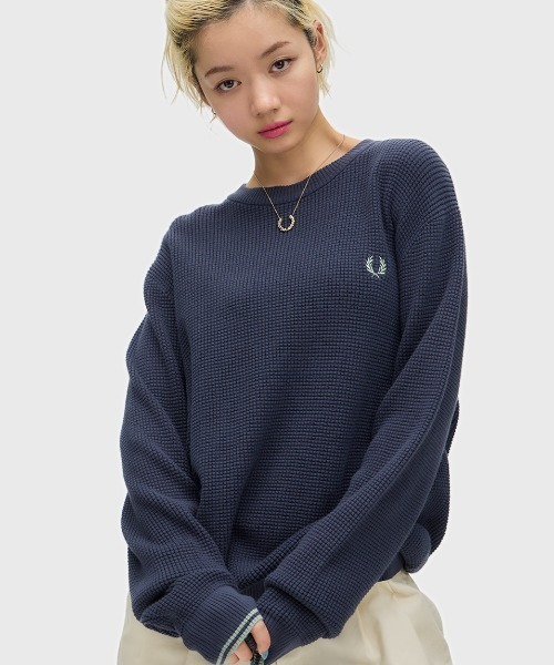 Waffle Stitch Jumper／ワッフルステッチニット（ニット/セーター