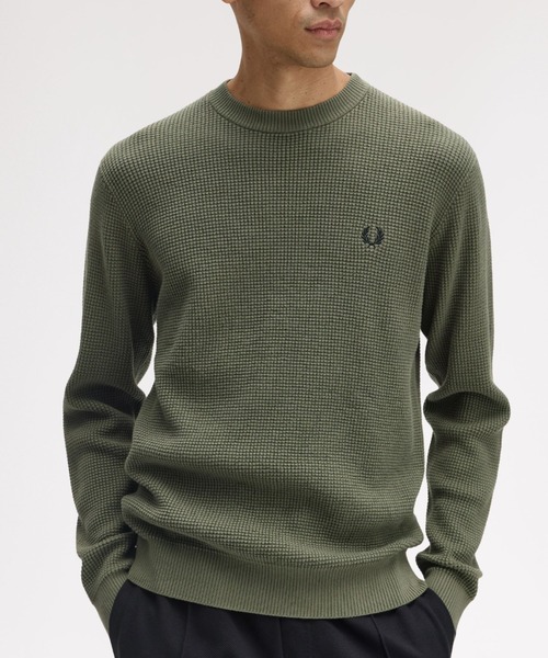 セール】Waffle Stitch Jumper／ワッフルステッチニット（ニット