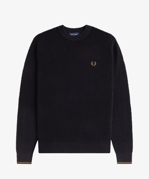 ロナウジーニョ　FRED PERRY ニットセーター M 2点セット Classic V Neck Sweater／クラシックVネックニット（ニット