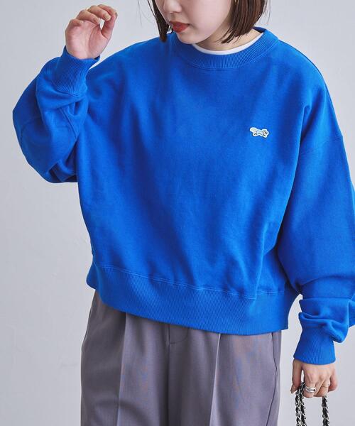 PENNEYS（ぺニーズ）の「PENNEYS（ぺニーズ）別注ヘビーウエイトクロップド裏毛スウェット（スウェット・レディース・ダークグレー/ライム/オフホワイト/グレー/ネイビー/ケリーグリーン/コバルトブルー/ブラック・FREE）」の8枚目の写真