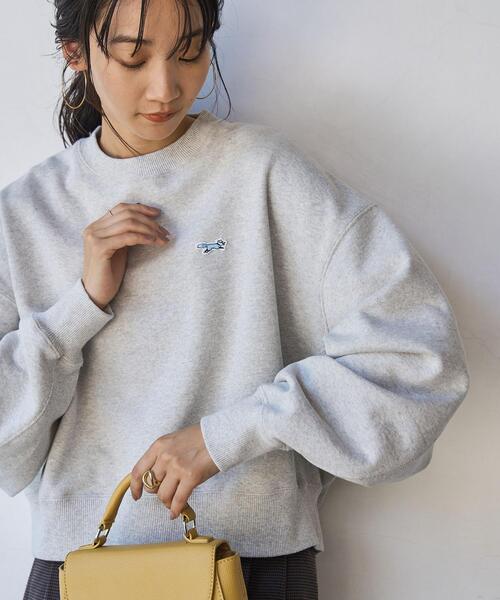 PENNEYS（ぺニーズ）の「PENNEYS（ぺニーズ）別注ヘビーウエイトクロップド裏毛スウェット（スウェット・レディース・ダークグレー/ライム/オフホワイト/グレー/ネイビー/ケリーグリーン/コバルトブルー/ブラック・FREE）」の16枚目の写真