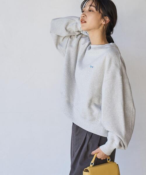 PENNEYS（ぺニーズ）の「PENNEYS（ぺニーズ）別注ヘビーウエイトクロップド裏毛スウェット（スウェット・レディース・ダークグレー/ライム/オフホワイト/グレー/ネイビー/ケリーグリーン/コバルトブルー/ブラック・FREE）」の17枚目の写真