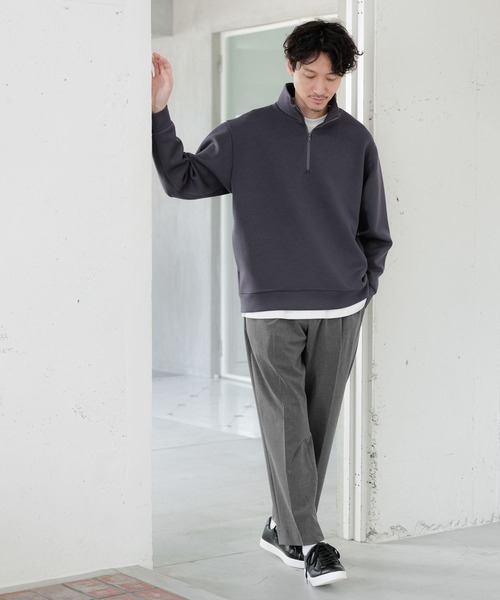 GLOBAL WORK（グローバルワーク）の「ライトクッションハーフZIP