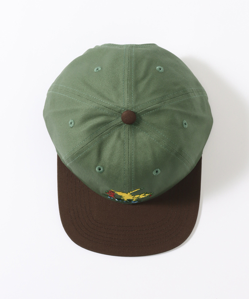 JOINT WORKS（ジョイントワークス）の「【OBEY / オベイ】 CORRIDOR 6 PANEL SNAPBACK（キャップ・メンズ・アイボリー/グリーン・FREE）」の11枚目の写真