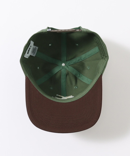 JOINT WORKS（ジョイントワークス）の「【OBEY / オベイ】 CORRIDOR 6 PANEL SNAPBACK（キャップ・メンズ・アイボリー/グリーン・FREE）」の12枚目の写真