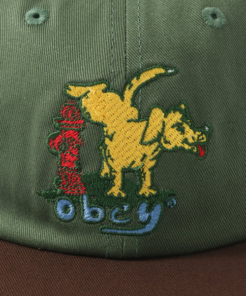 JOINT WORKS（ジョイントワークス）の「【OBEY / オベイ】 CORRIDOR 6 PANEL SNAPBACK（キャップ・メンズ・アイボリー/グリーン・FREE）」の15枚目の写真