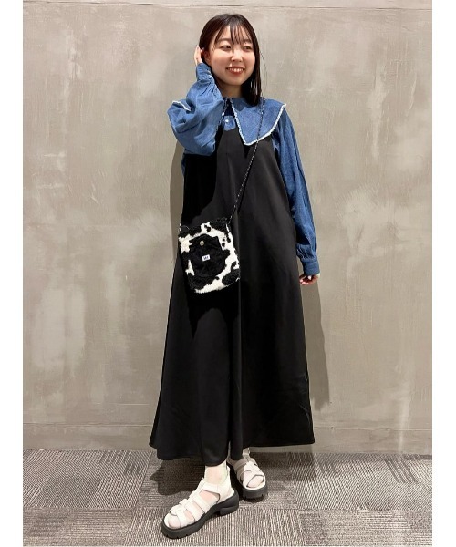 BACK NUMBER(バックナンバー)の「【BACK NUMBER】デニムビッグ衿長袖ブラウス(シャツ/ブラウス・レディース・ダークインディゴブルー・M/L)」の16枚目の写真