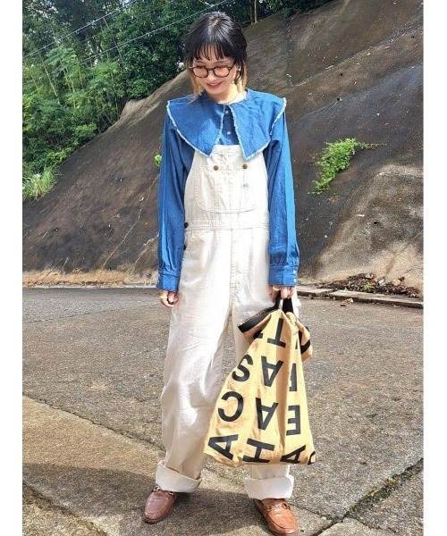 BACK NUMBER(バックナンバー)の「【BACK NUMBER】デニムビッグ衿長袖ブラウス(シャツ/ブラウス・レディース・ダークインディゴブルー・M/L)」の19枚目の写真