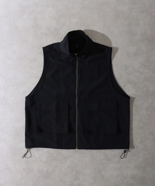 CIAO（チャオ）の「ciao スタンドカラー ベスト（ベスト・メンズ・ホワイト/オリーブ/ブラック・M/L）」の3枚目の写真