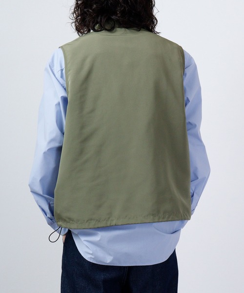 CIAO（チャオ）の「ciao スタンドカラー ベスト（ベスト・メンズ・ホワイト/オリーブ/ブラック・M/L）」の20枚目の写真