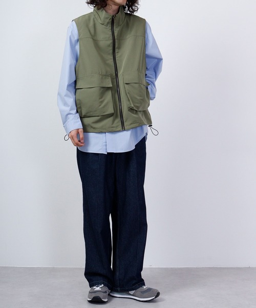 CIAO（チャオ）の「ciao スタンドカラー ベスト（ベスト・メンズ・ホワイト/オリーブ/ブラック・M/L）」の22枚目の写真