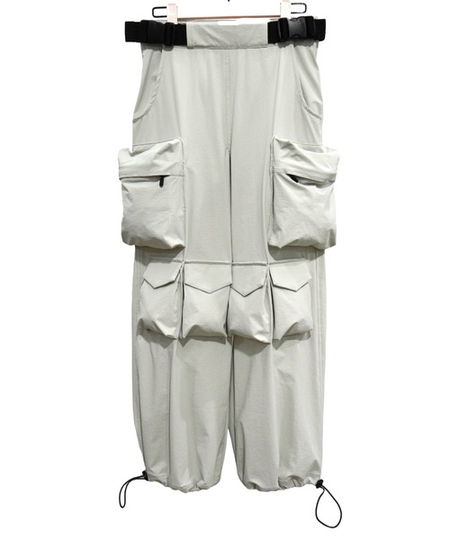 NON TOKYO ナイロンワイドカーゴパンツ