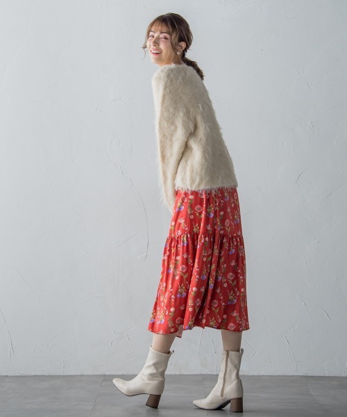 ketty（ケティ）の「【選べる2丈シリーズ】Dahliaプリントフレア