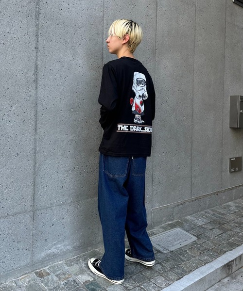 CIAOPANIC(チャオパニック)の「【ZOZO限定】ムービースターロンT(Tシャツ/カットソー・レディース・ブラック×レッド/ブラック×ブルー/ホワイト×パープル/ブラック×グレー/ホワイト×グリーン/ホワイト×ブルー・XXS/XL/S/L/XXXL/M/XXL/XS)」の16枚目の写真