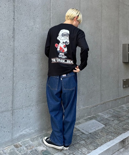 CIAOPANIC(チャオパニック)の「【ZOZO限定】ムービースターロンT(Tシャツ/カットソー・レディース・ブラック×レッド/ブラック×ブルー/ホワイト×パープル/ブラック×グレー/ホワイト×グリーン/ホワイト×ブルー・XXS/XL/S/L/XXXL/M/XXL/XS)」の17枚目の写真