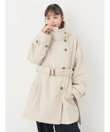 2wayカラーミドル丈コート