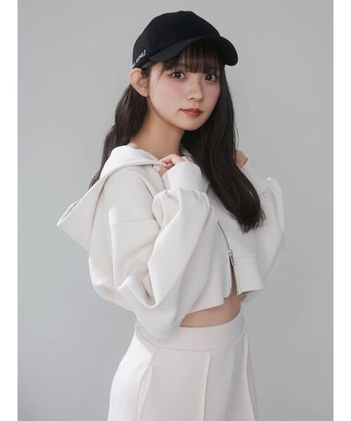 EATME（イートミー）の「センタープレスワイドパンツ（セットアップ可能）（その他パンツ・レディース・ブラック/アイボリー/ブルー・FREE）」の22枚目の写真