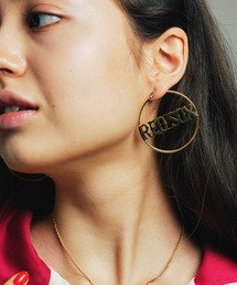 atmos pink（アトモスピンク）の「MLB Hoop Earrings / エムエルビー フープ ピアス【SP】（ピアス（両耳用））」