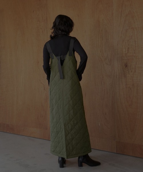 ディムモアール キルティングサロペット DimMoire ディムモアール